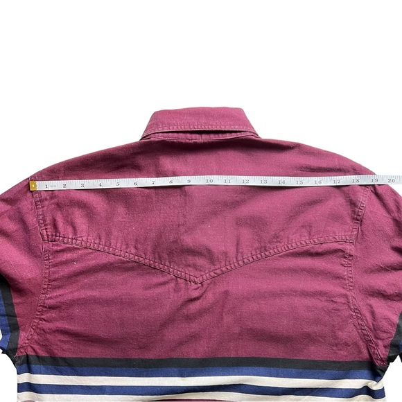 Vintage Wrangler Frontier Series Western Button-Down Shirt Size Medium - Picture 7 of 10